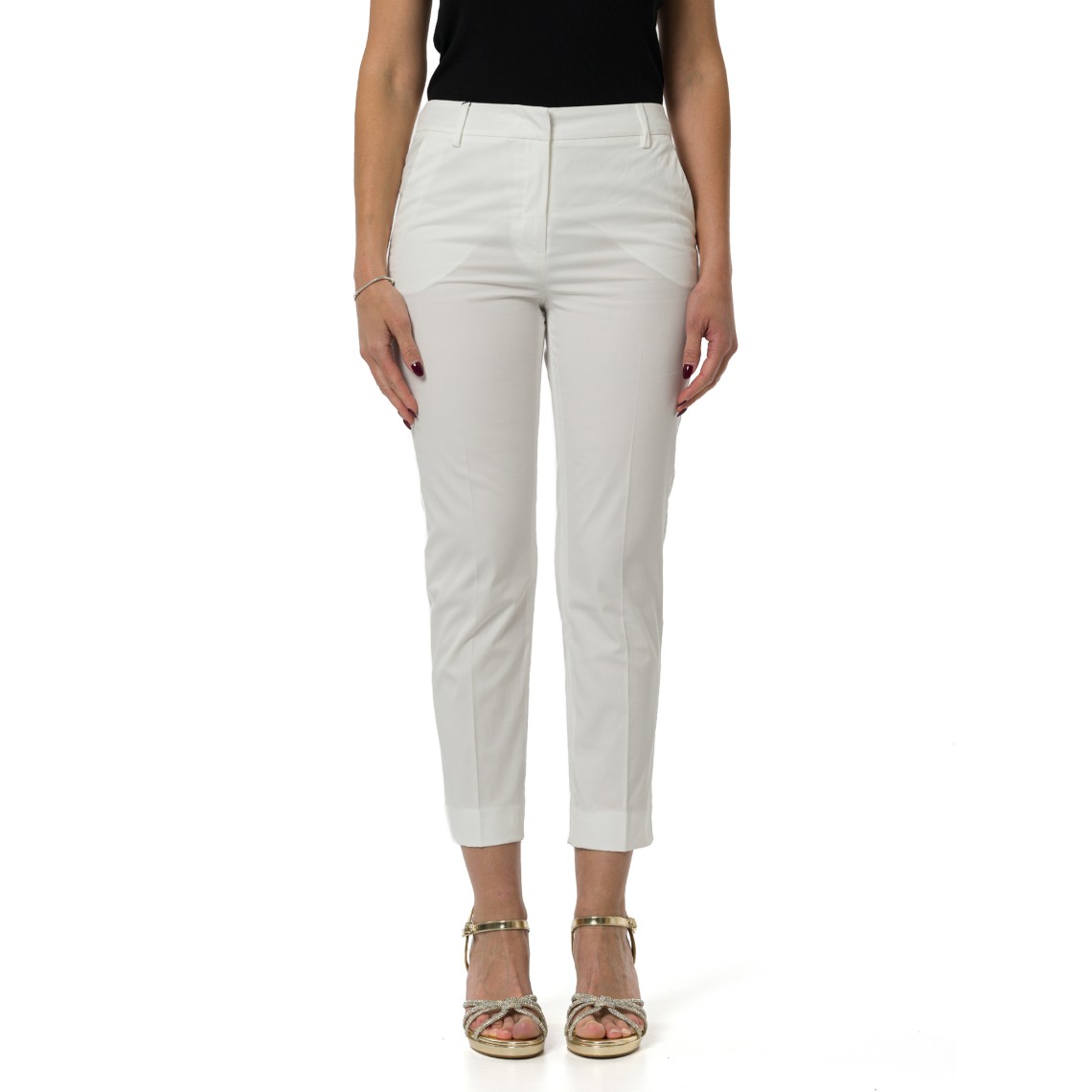 Pantaloni slim fit cropped Wkdcecco Weekend Max Mara