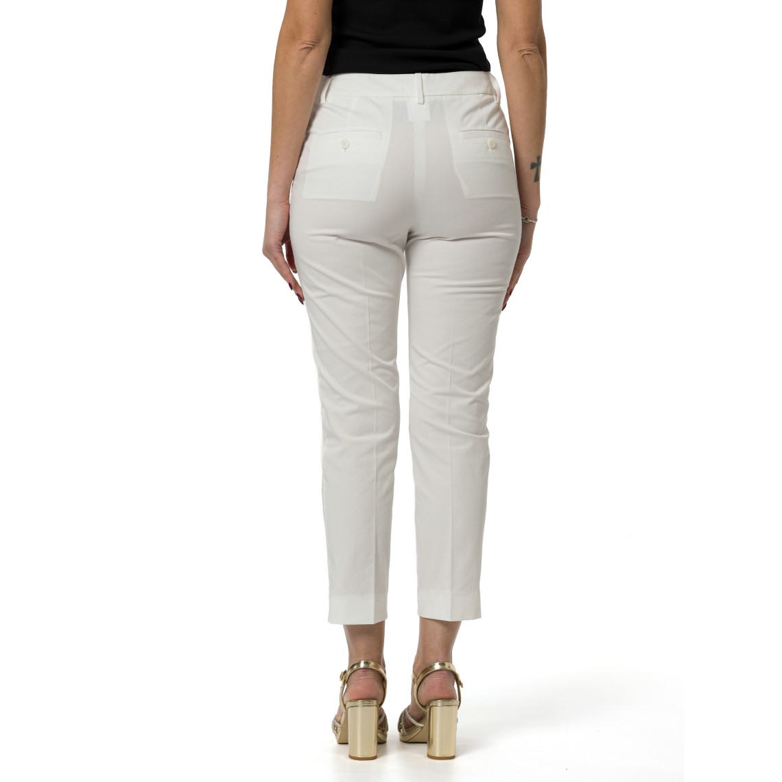 Pantaloni slim fit cropped Wkdcecco Weekend Max Mara
