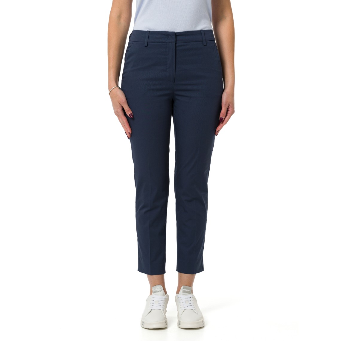 Pantaloni slim fit cropped Wkdcecco Weekend Max Mara