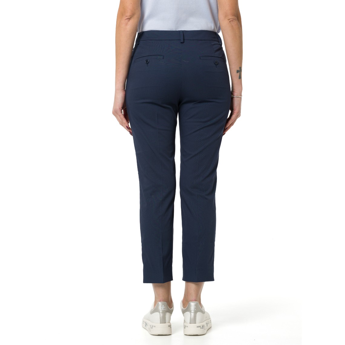 Pantaloni slim fit cropped Wkdcecco Weekend Max Mara