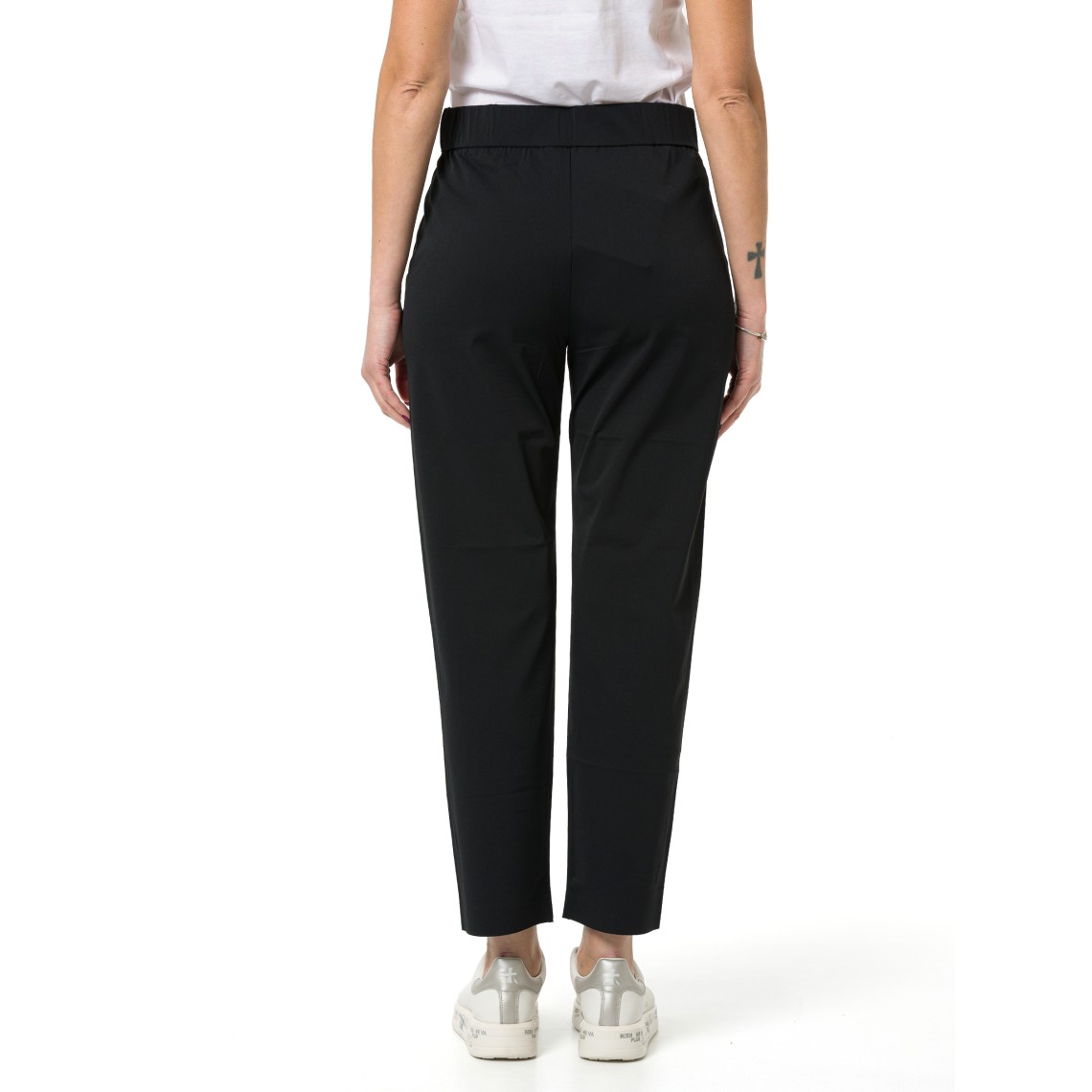 Pantaloni cropped in jersey Mmlpaio MM Max Mara