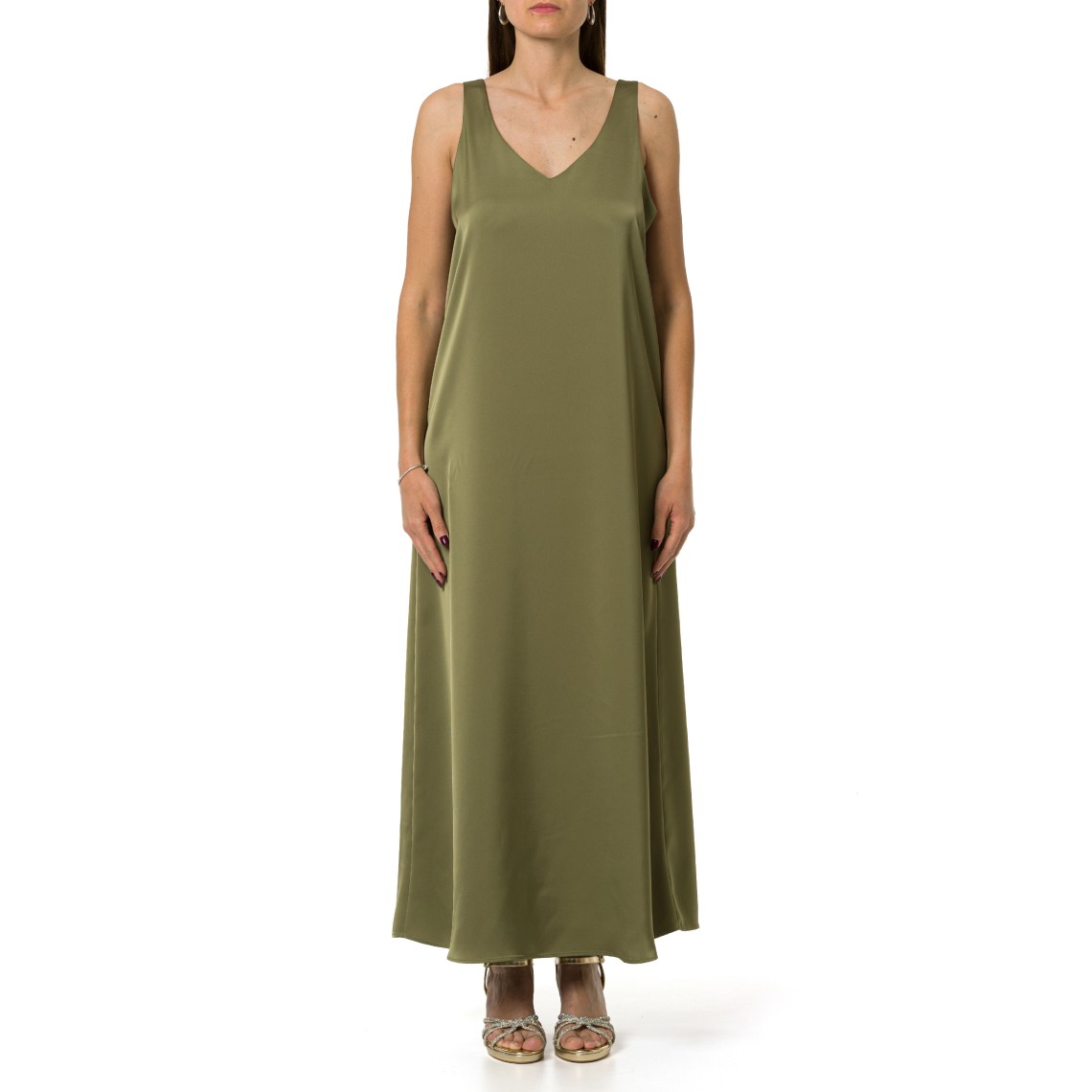 Abito midi in doppio raso Pennyblack