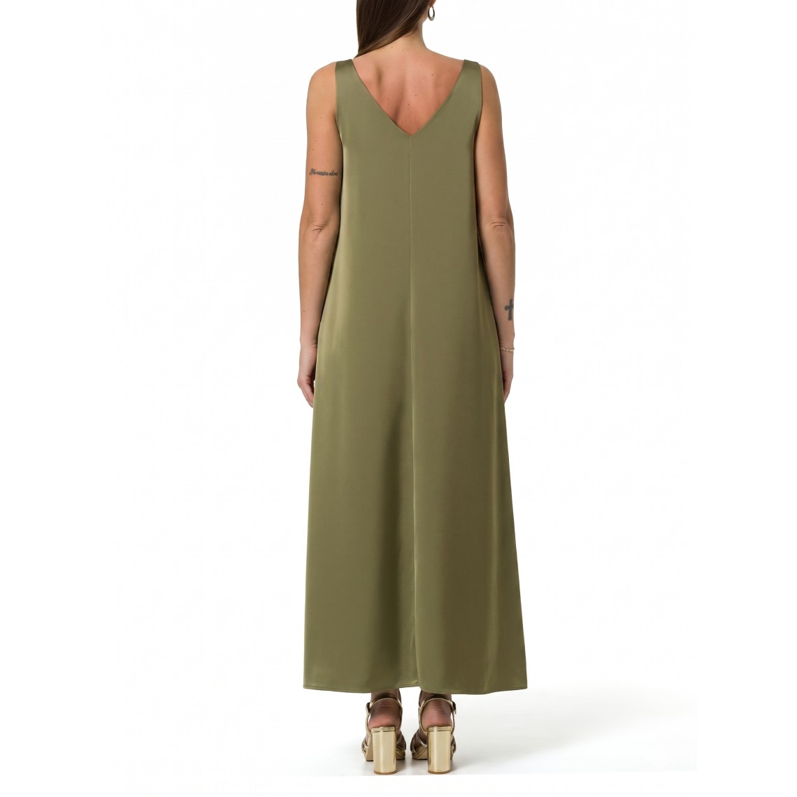 Abito midi in doppio raso Pennyblack