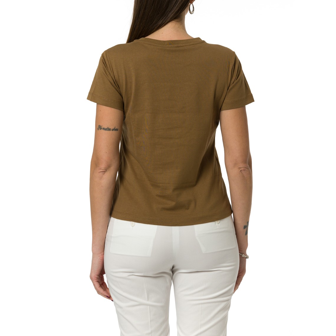 T-shirt Quentin con logo Love Birds Pinko