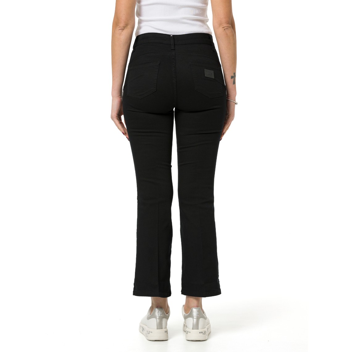 Pantaloni cropped a vita alta Liu Jo