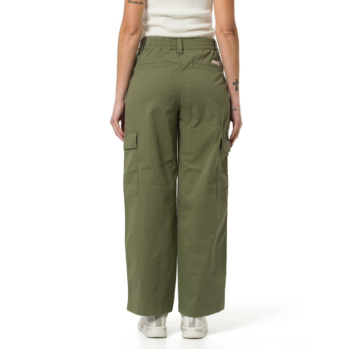 Pantaloni cargo in cotone elasticizzato Calvin Klein Jeans