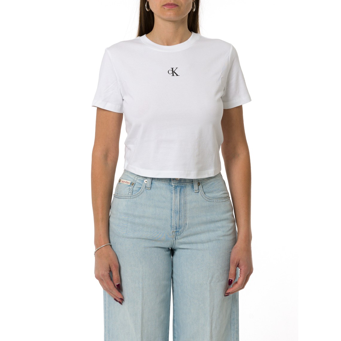 T-shirt cropped Calvin Klein Jeans