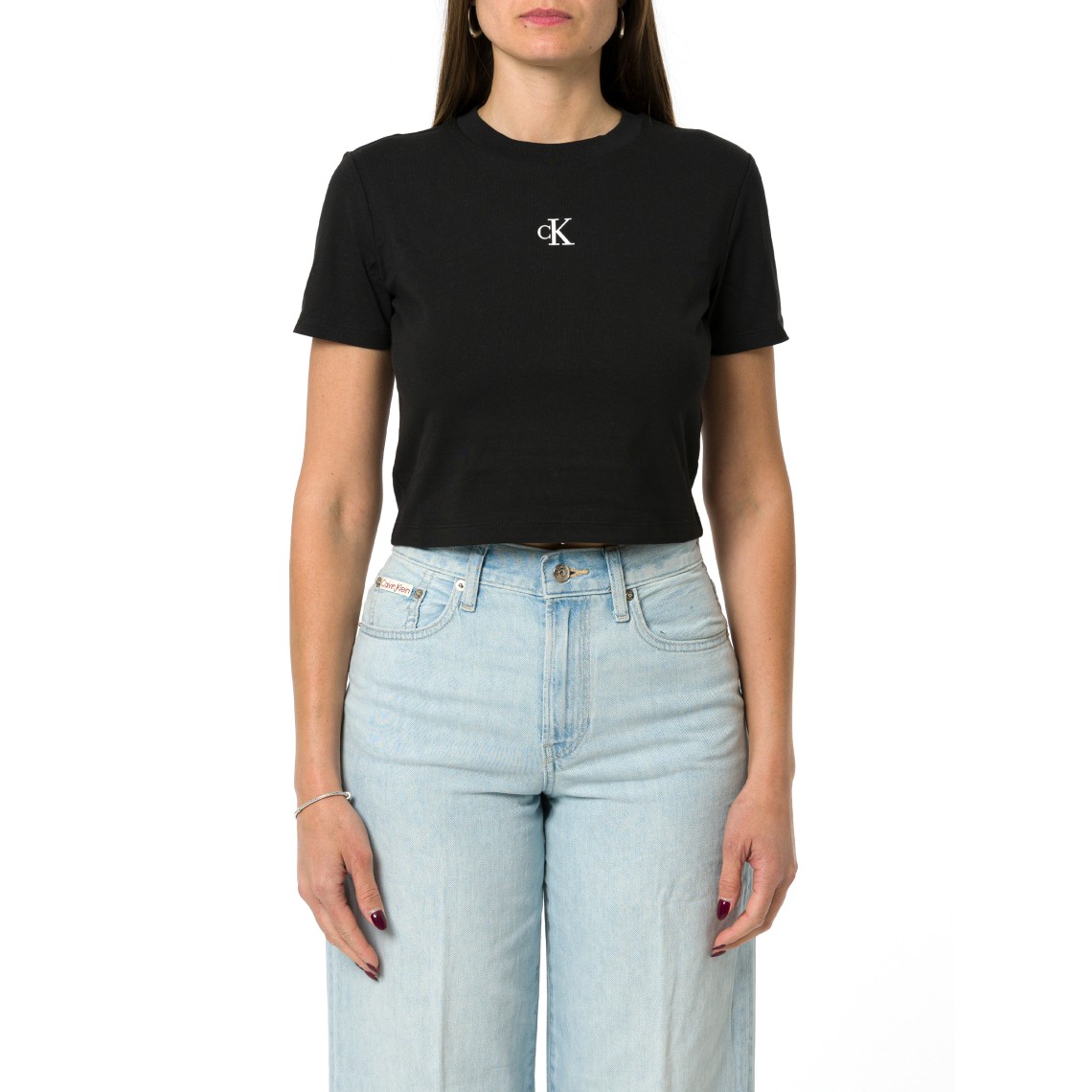T-shirt cropped Calvin Klein Jeans