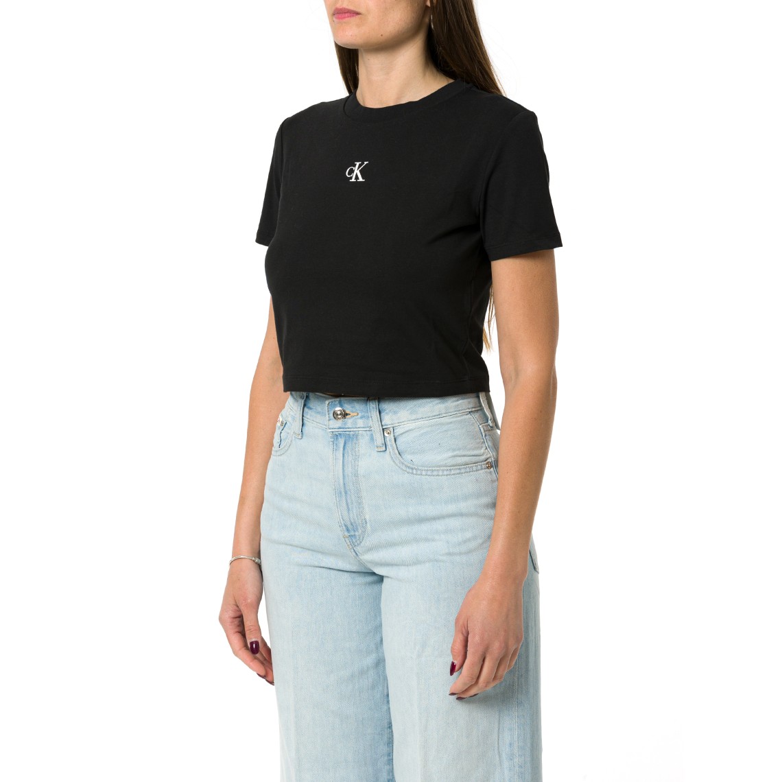 T-shirt cropped Calvin Klein Jeans