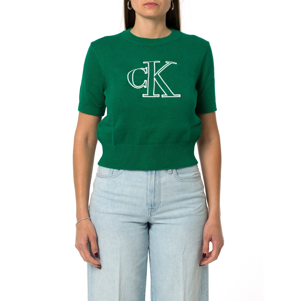 Maglioncino a maniche corte Calvin Klein Jeans