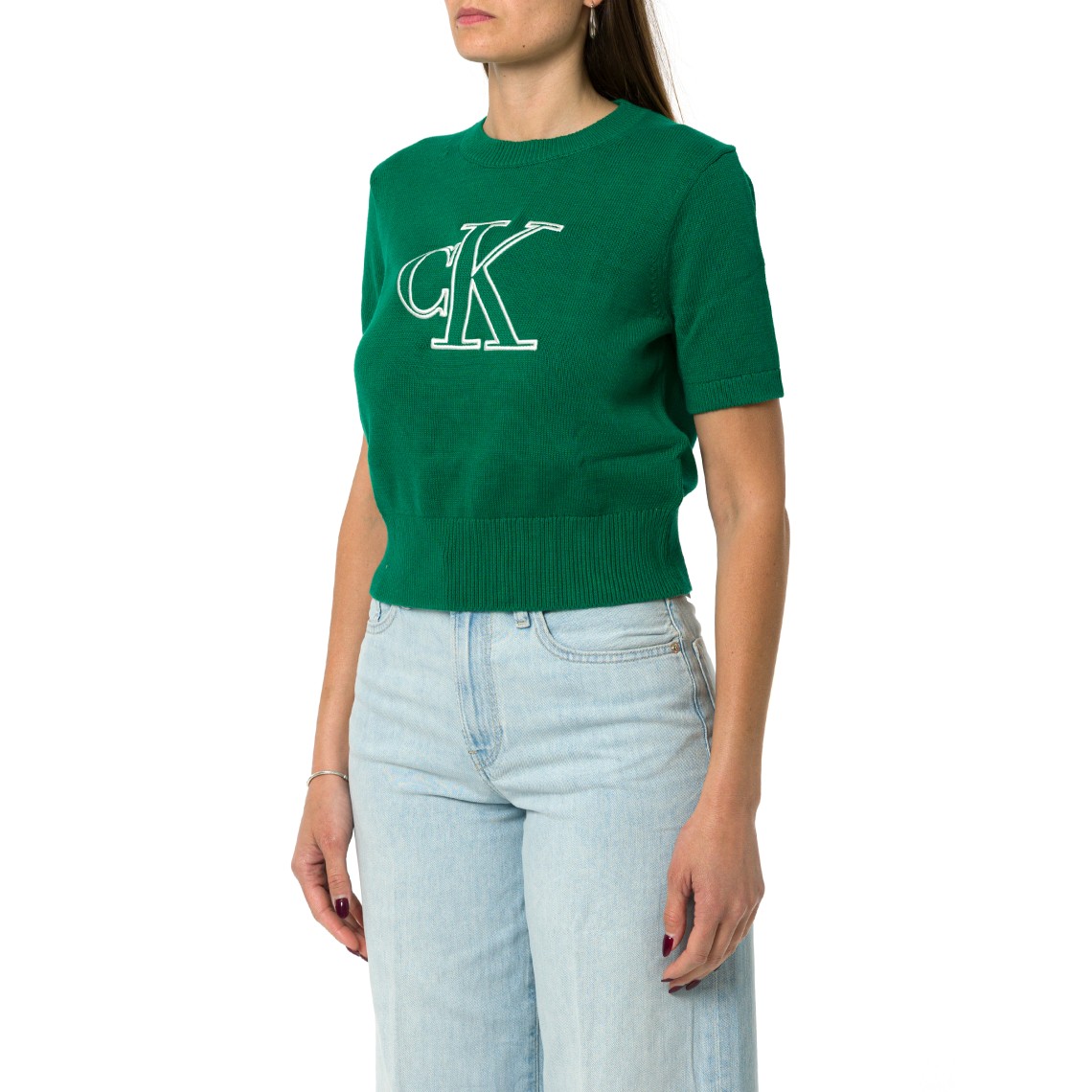 Maglioncino a maniche corte Calvin Klein Jeans