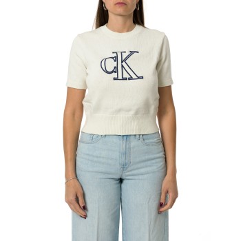 Maglioncino a maniche corte Calvin Klein Jeans