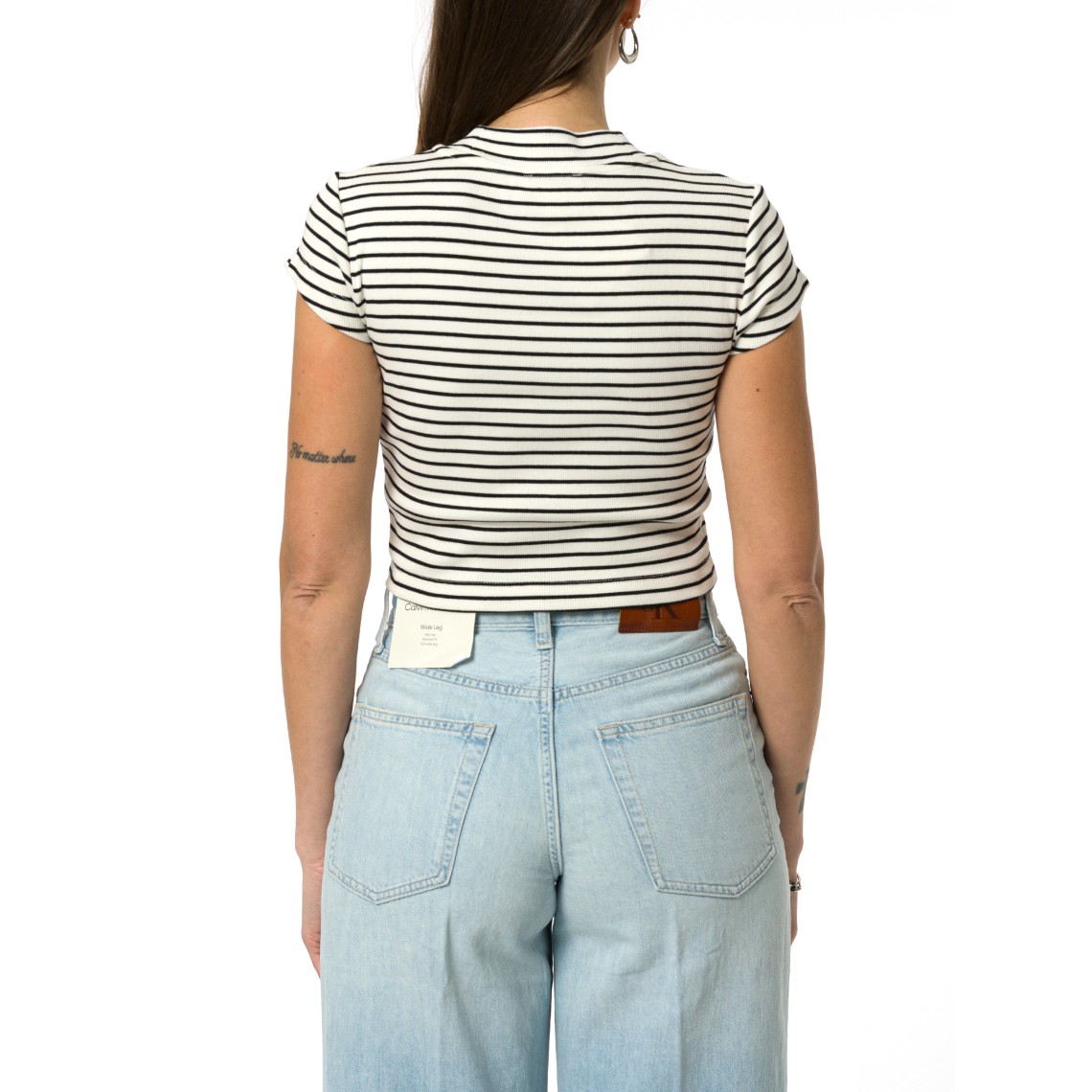 T-shirt a righe Calvin Klein Jeans