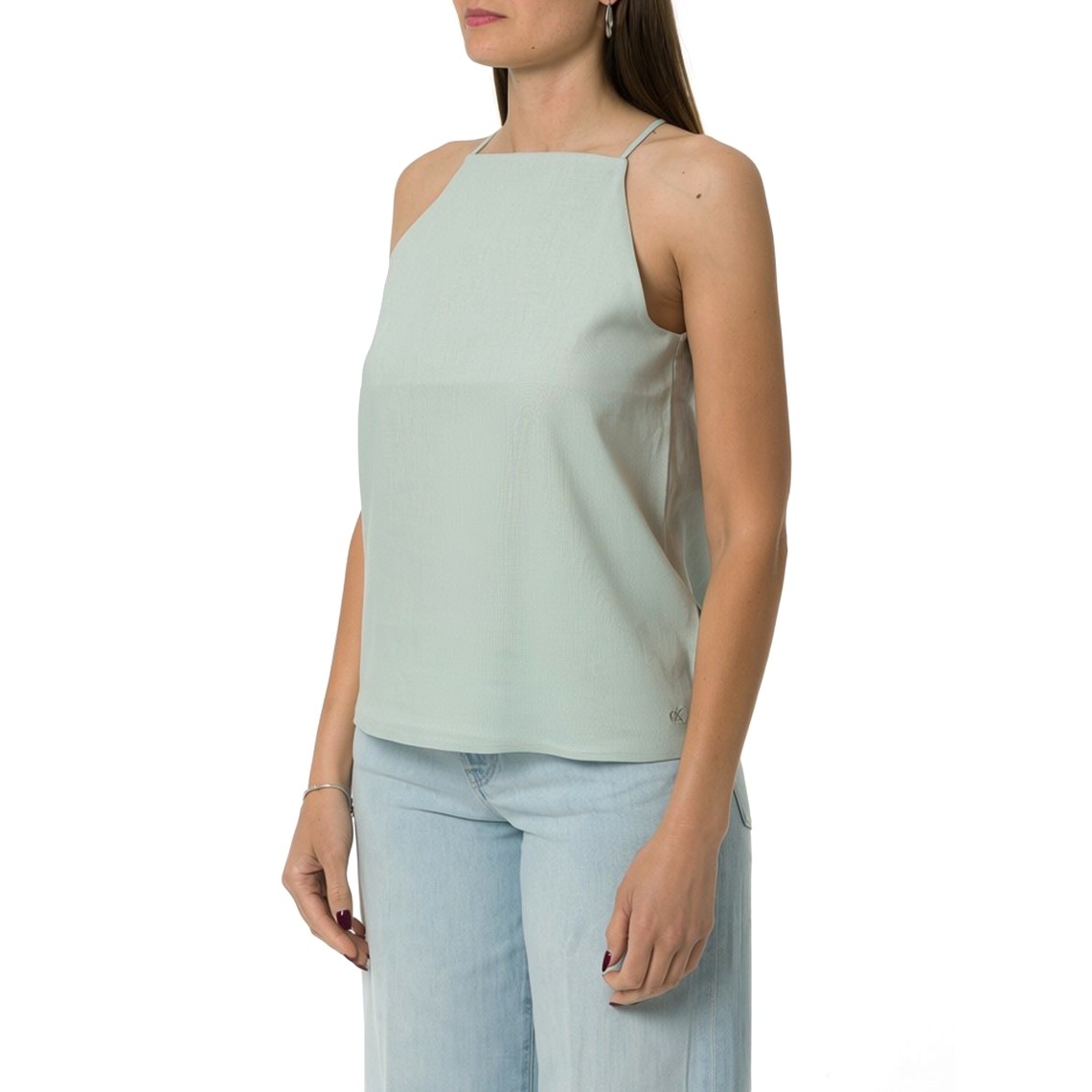 Top in misto lino Calvin Klein Jeans