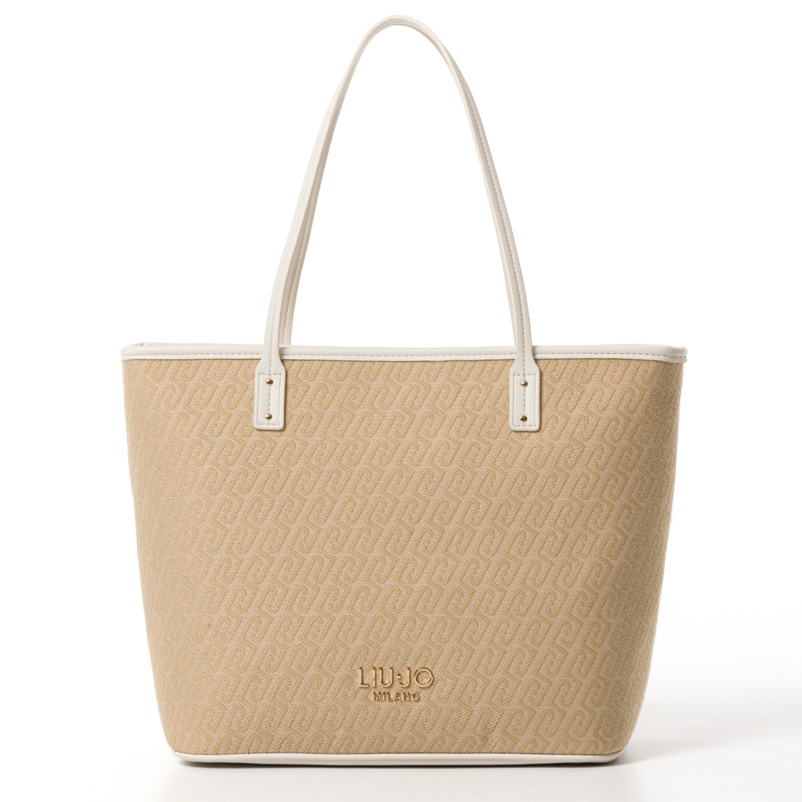 Borsa a spalla con monogram jacquard Liu Jo