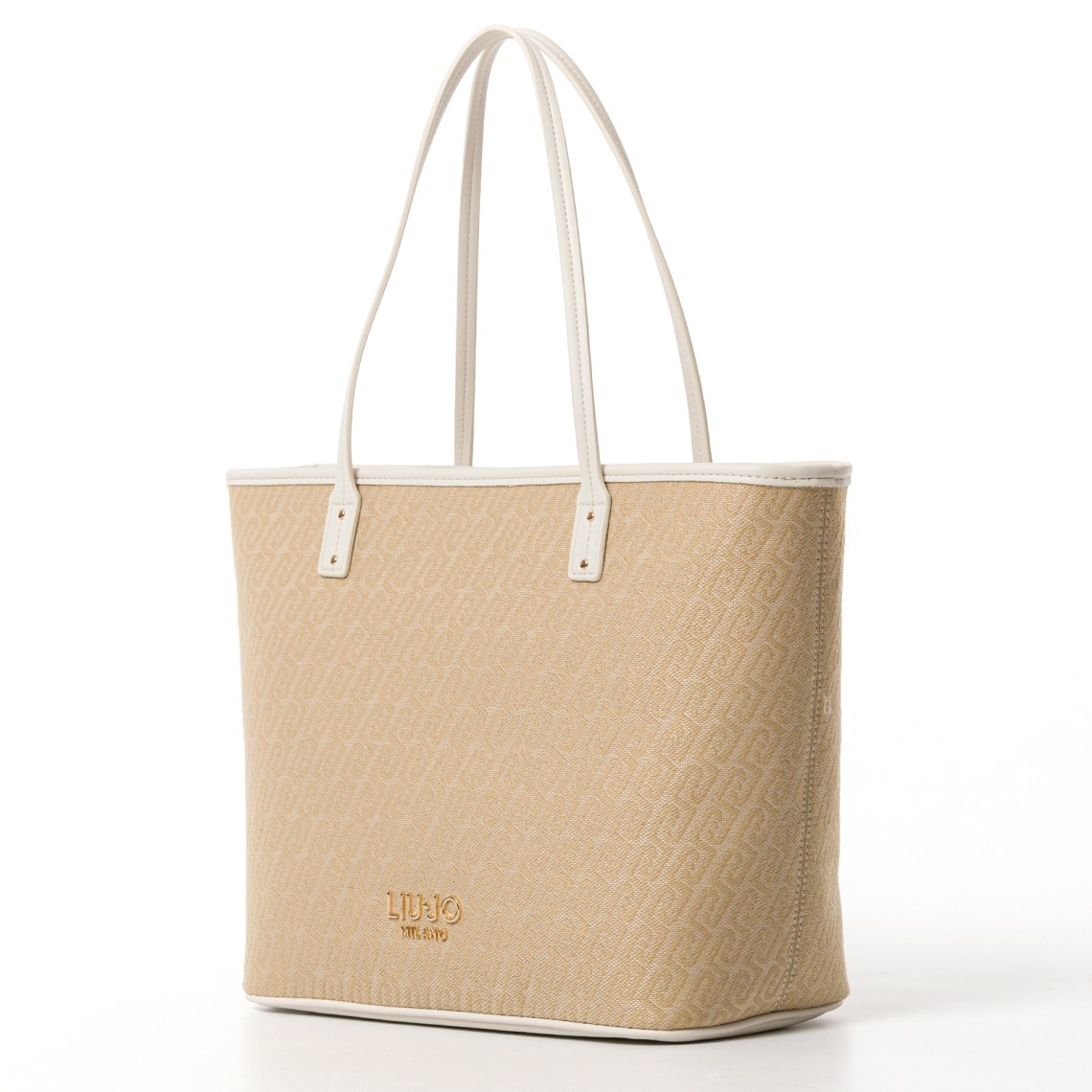 Borsa a spalla con monogram jacquard Liu Jo