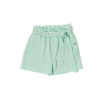 Shorts Liu Jo Kids in crêpe con cintura