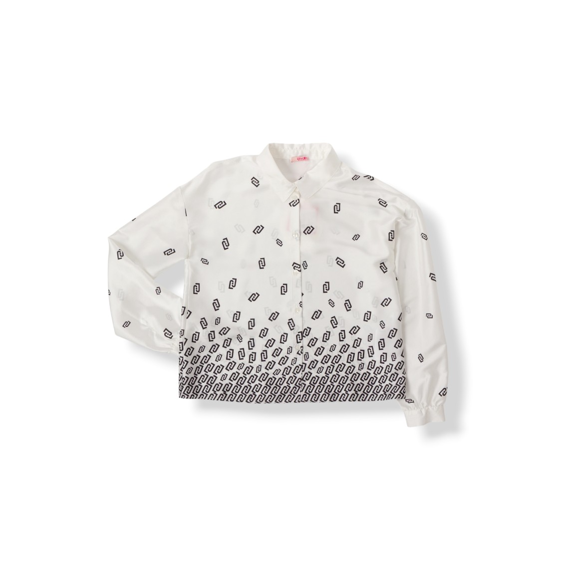 Camicia con lettering logo all over Liu Jo Kids