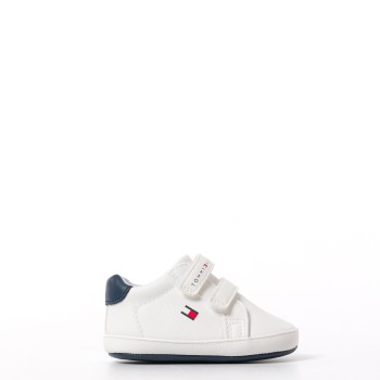 Sneakers in similpelle Tommy Hilfiger bambino