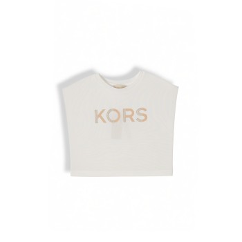 T-shirt con logo Michael Kors bambina