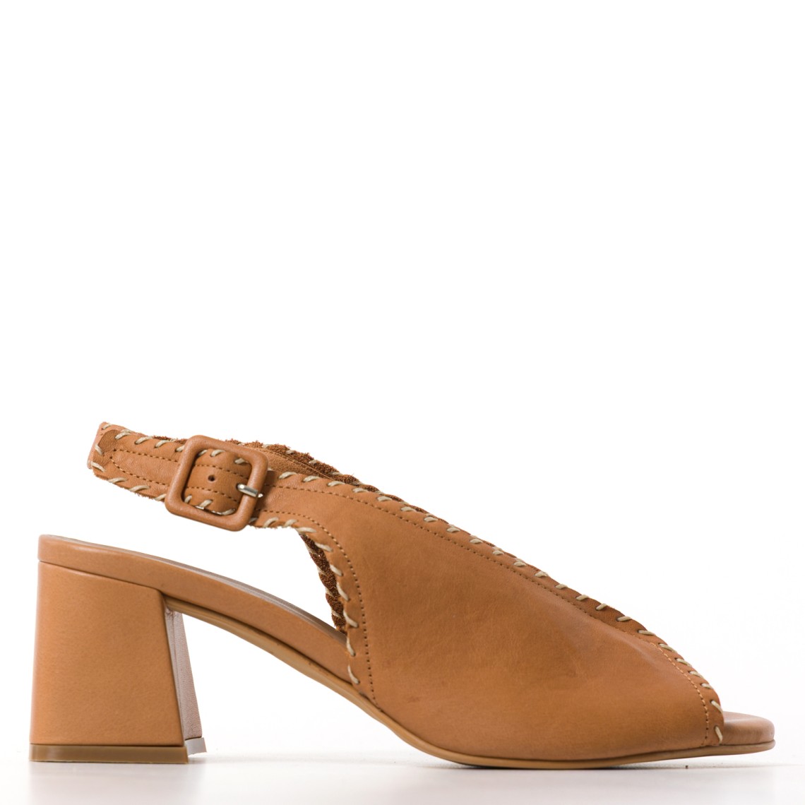 Sandali slingback Melluso in pelle con tacco