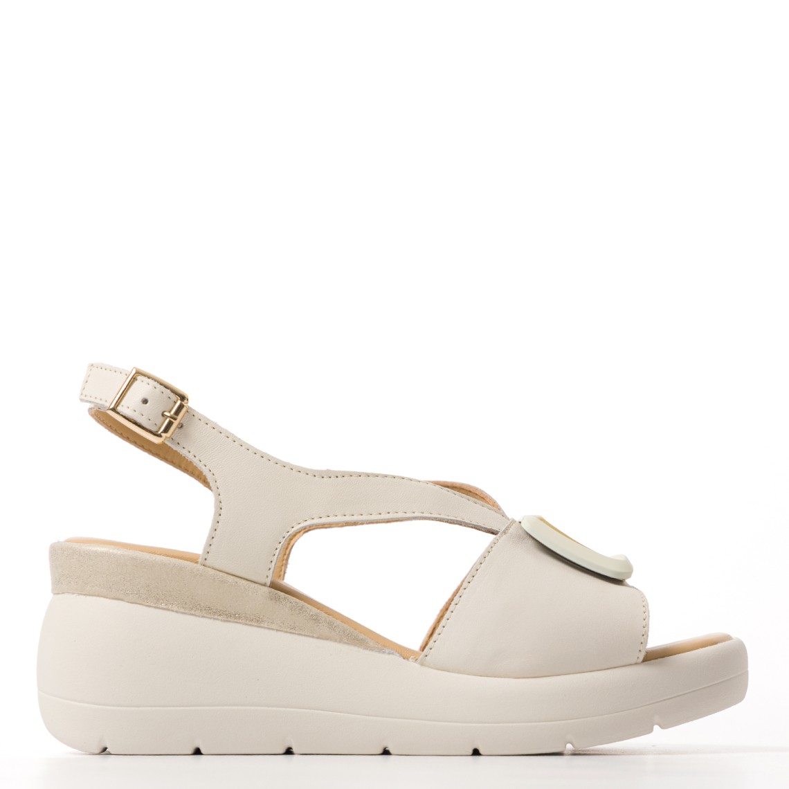 Sandali slingback con plateau Melluso