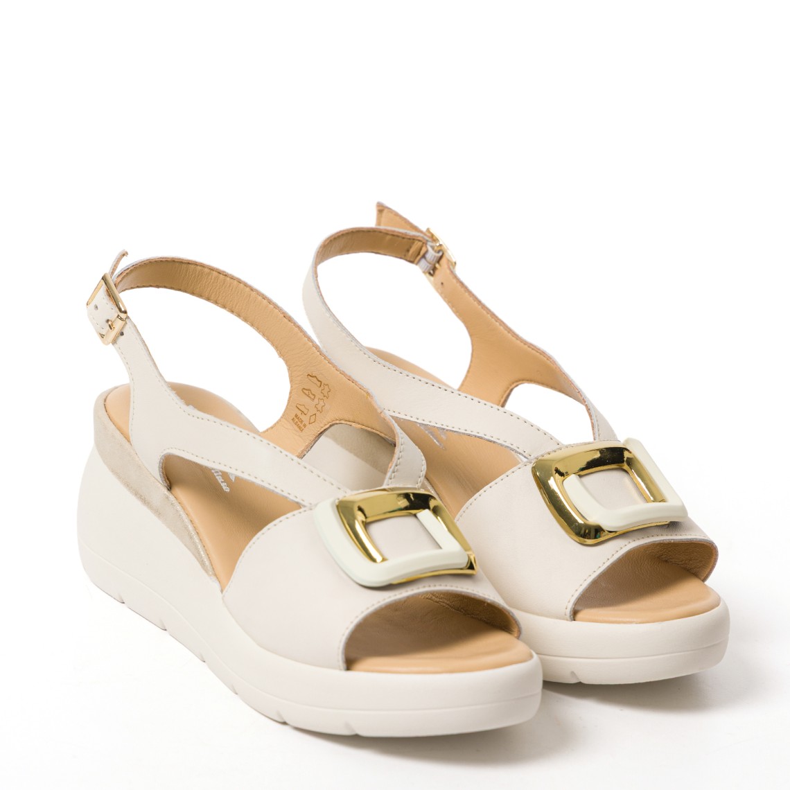 Sandali slingback con plateau Melluso