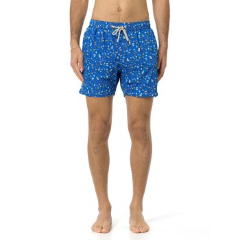 Costume mare Lighting Micro bluette con stampa street...