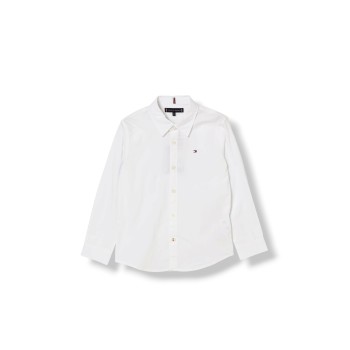 Camicia in popeline di cotone stretch Tommy Hilfiger