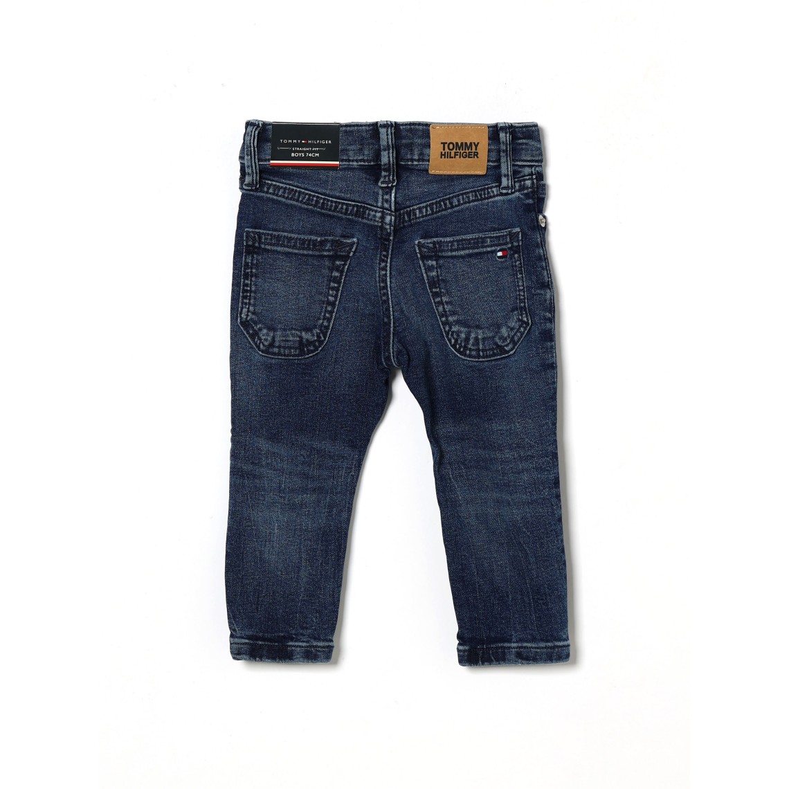 Jeans straight fit sbiaditi Tommy Hilfiger