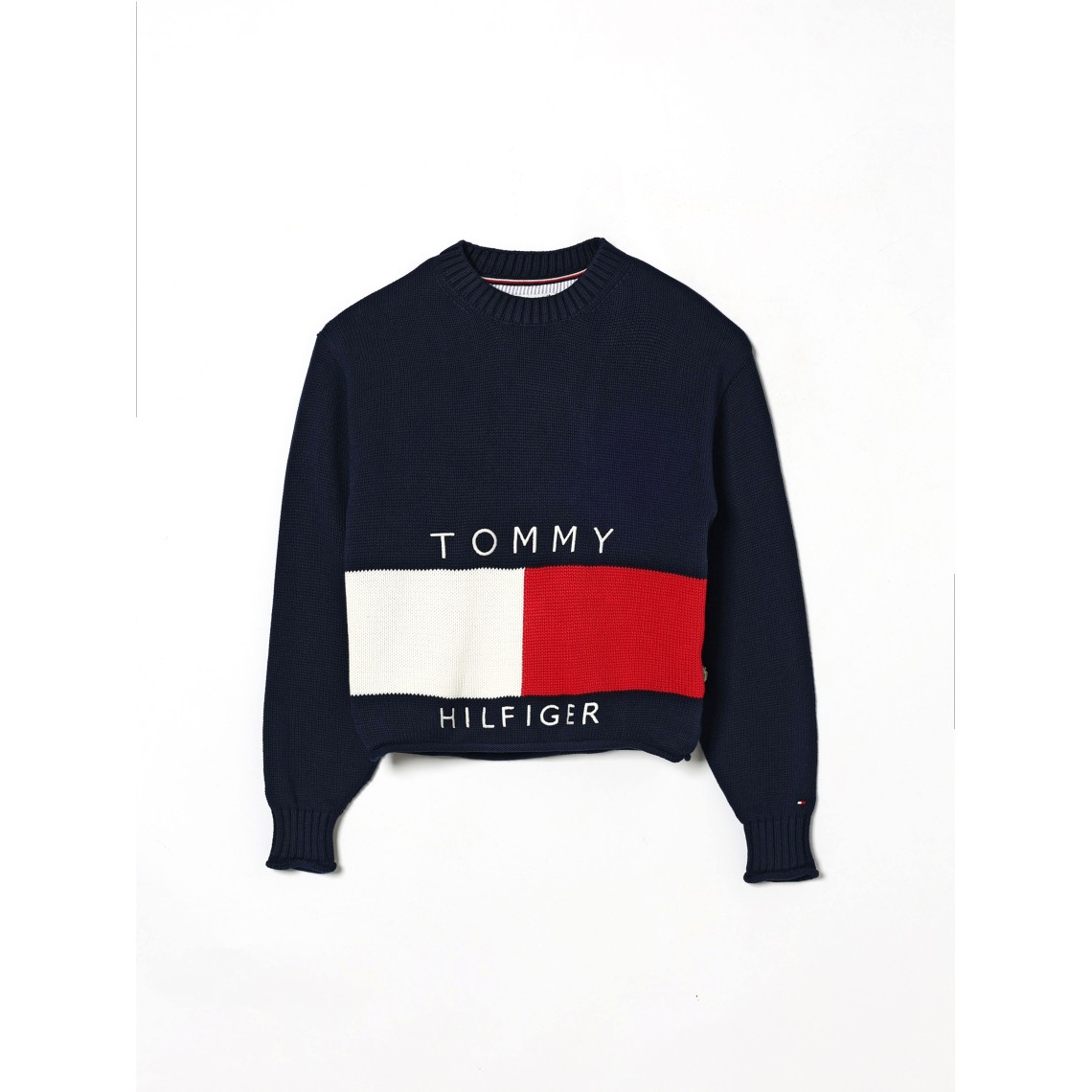 Pullover Heritage relaxed fit con bandiera Tommy Hilfiger