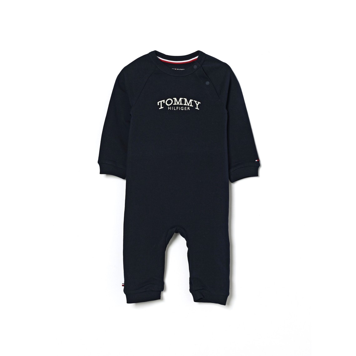Tutina in spugna con logo ricamato Tommy Hilfiger