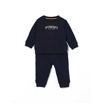 Completo felpa e joggers con logo Tommy Hilfiger