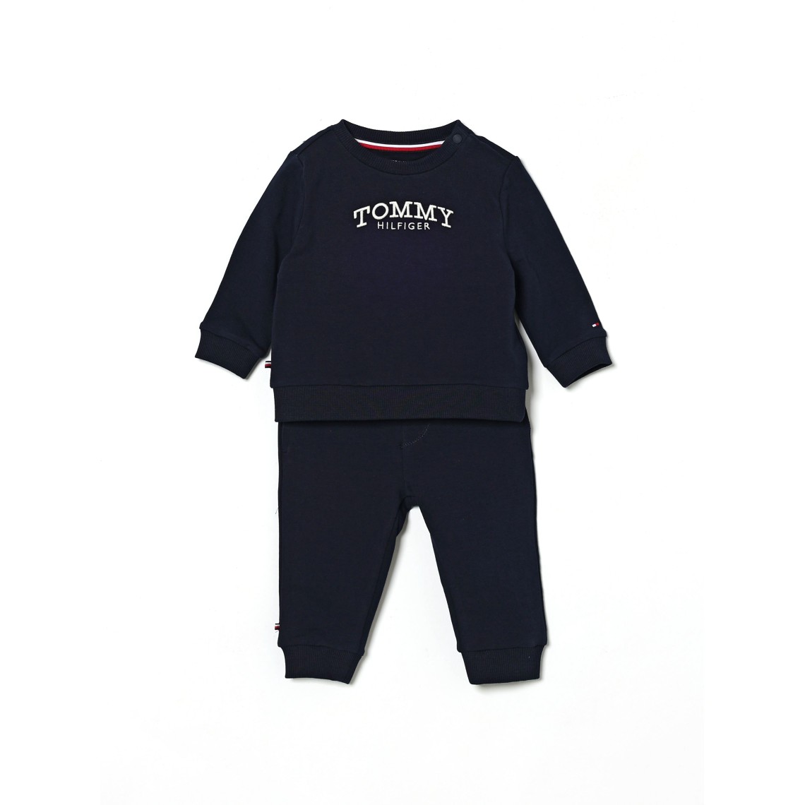 Completo felpa e joggers con logo Tommy Hilfiger