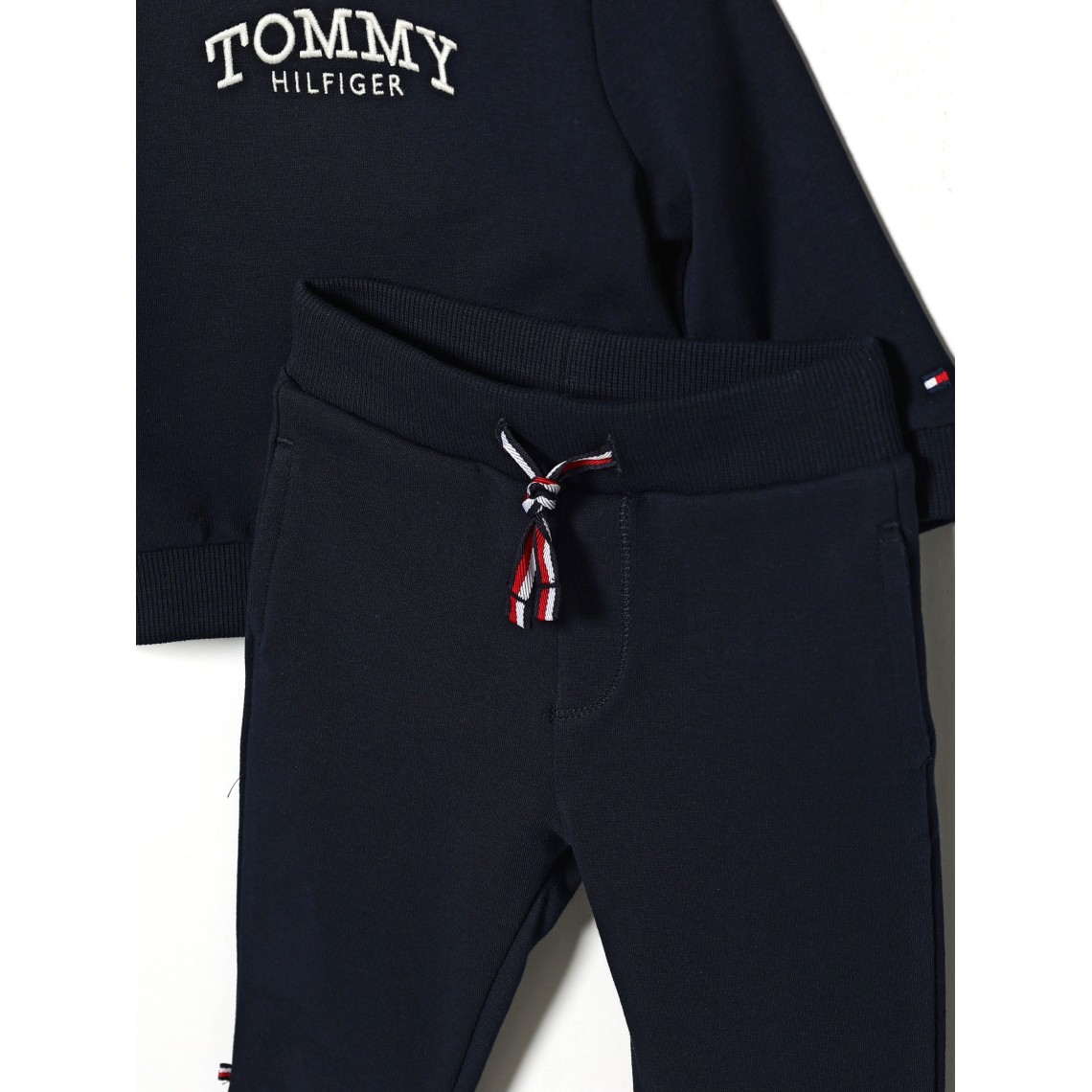 Completo felpa e joggers con logo Tommy Hilfiger