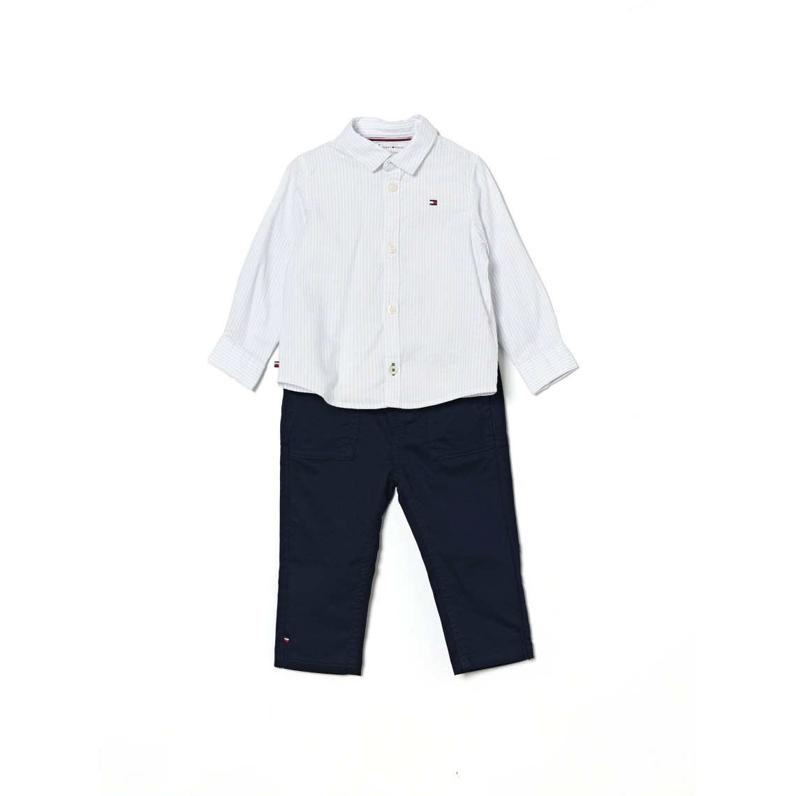 Set regalo Essential con pantaloni e camicia Tommy Hilfiger