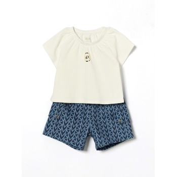 Completo sportivo denim per neonata Micheal Kors