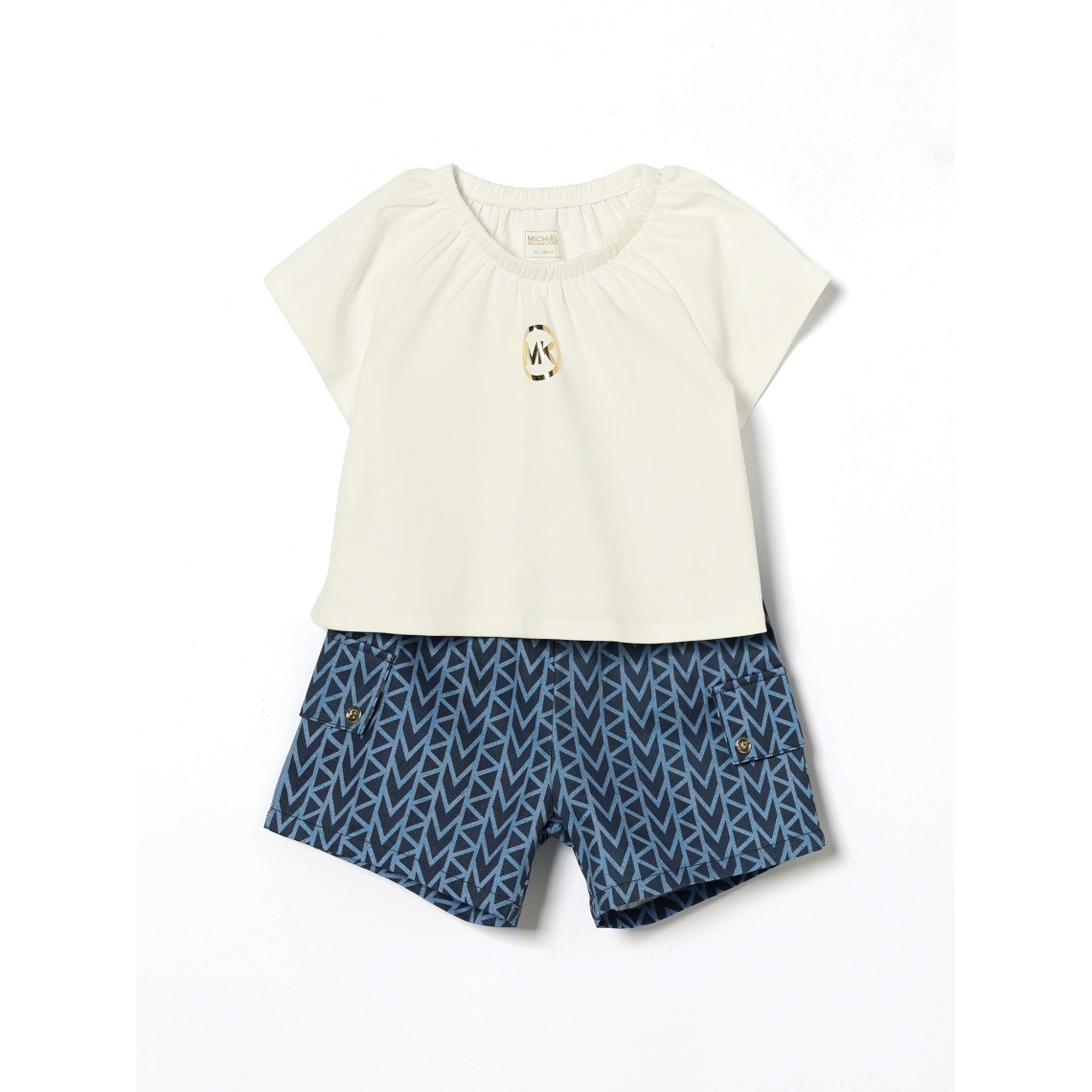 Completo sportivo denim per neonata Micheal Kors