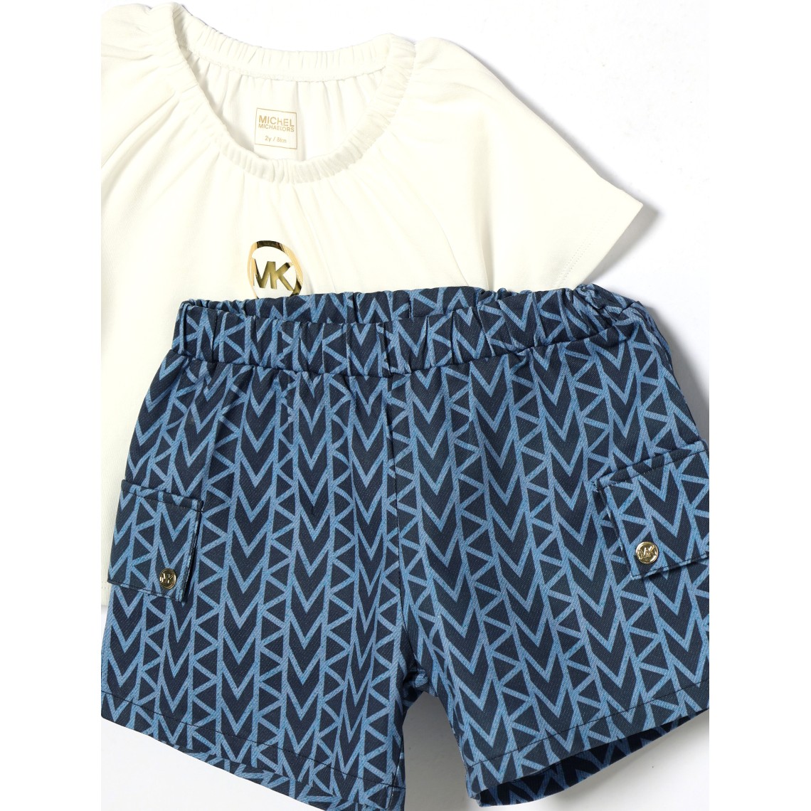 Completo sportivo denim per neonata Micheal Kors