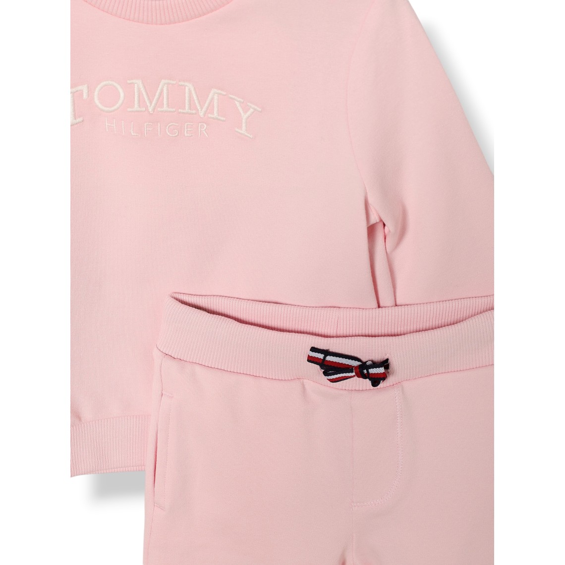 Completo felpa e joggers con logo Tommy Hilfiger