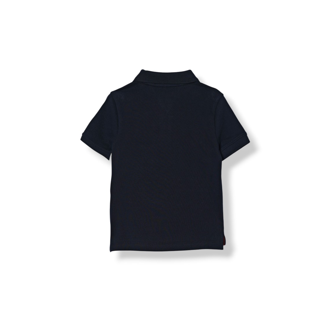 Polo Tommy Hilfiger da bambino a righe in cotone con logo ricamato
