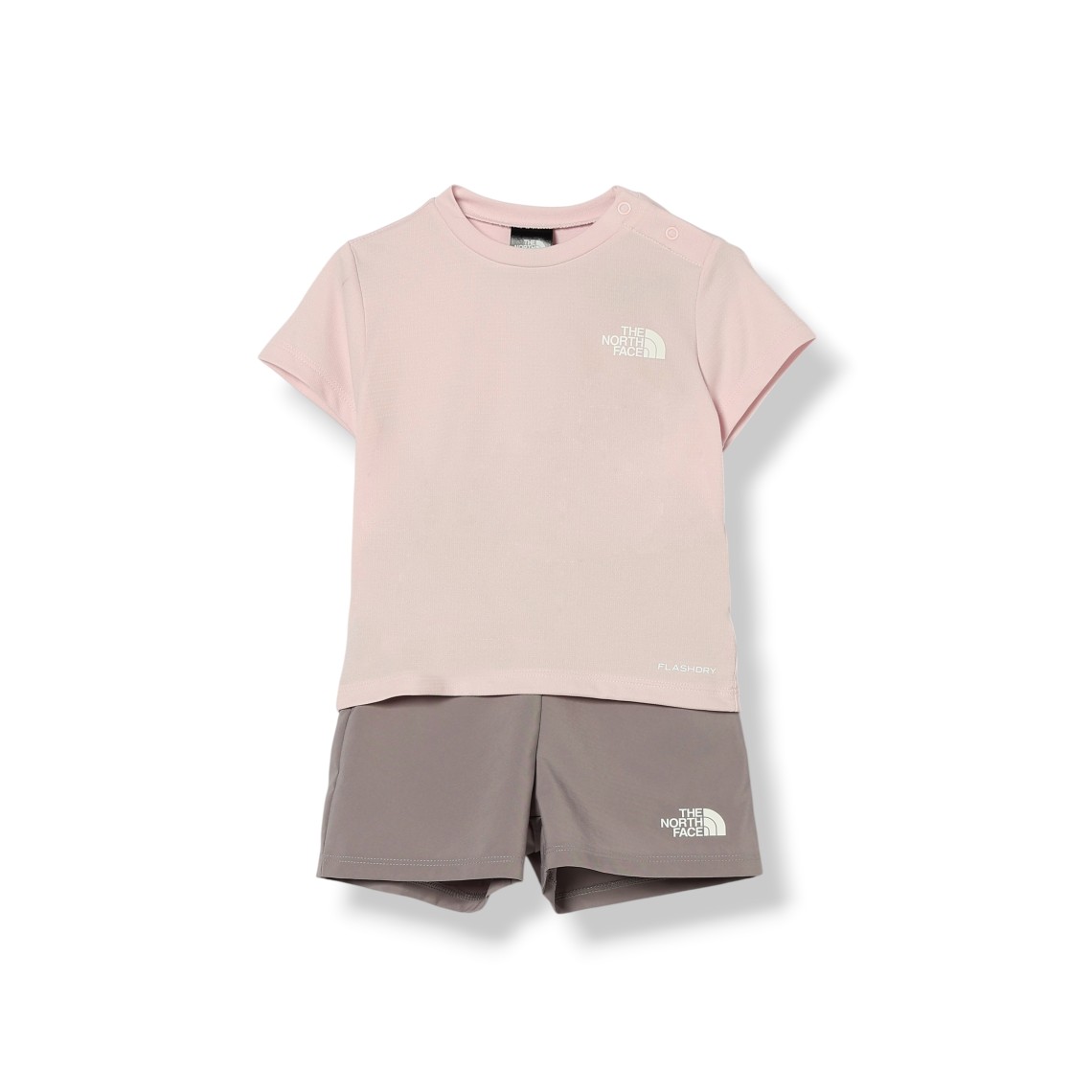Completo sportivo 2 pezzi The North Face da bambino in cotone con logo