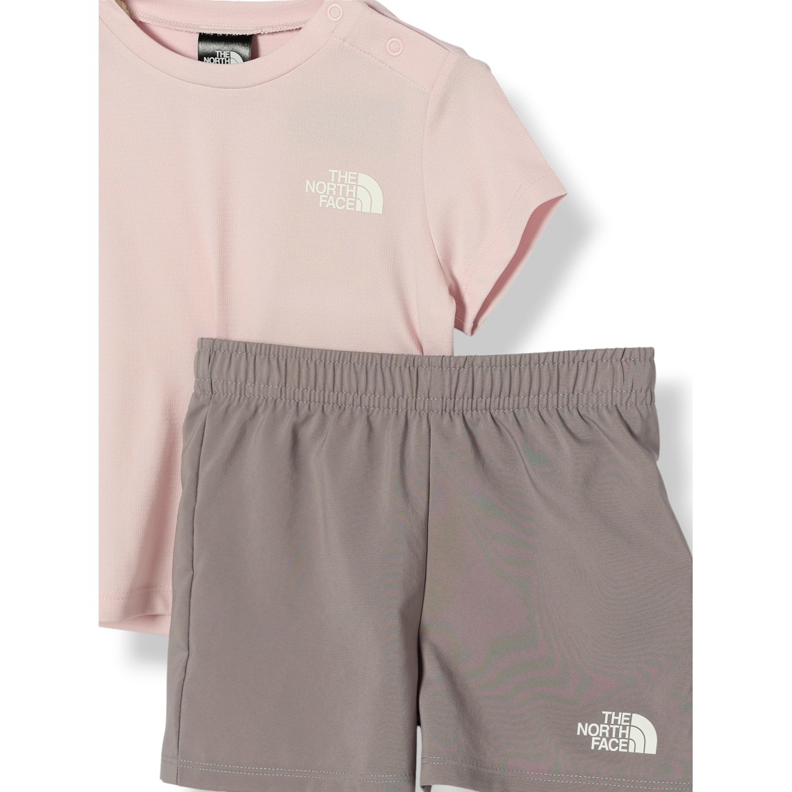 Completo sportivo 2 pezzi The North Face da bambino in cotone con logo