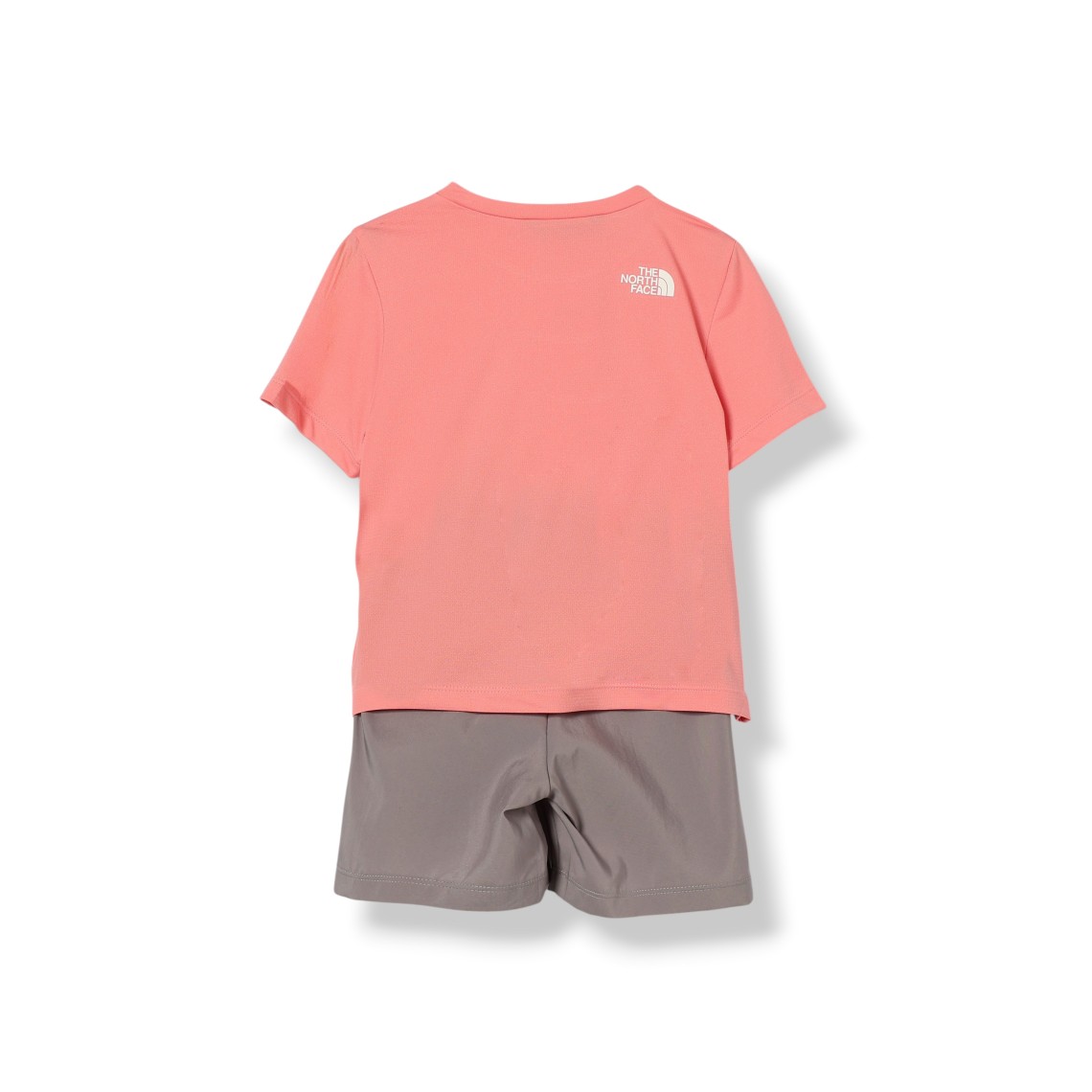 Completo due pezzi The North Face da bambino in cotone con T-shirt e shorts