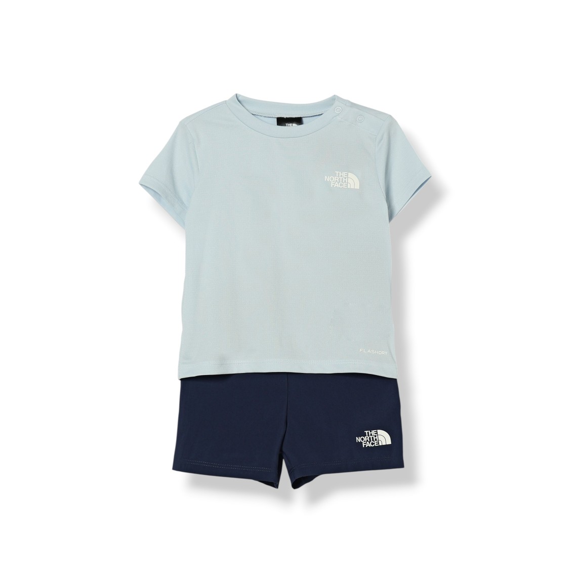 Completo sportivo 2 pezzi The North Face da bambino in cotone con logo