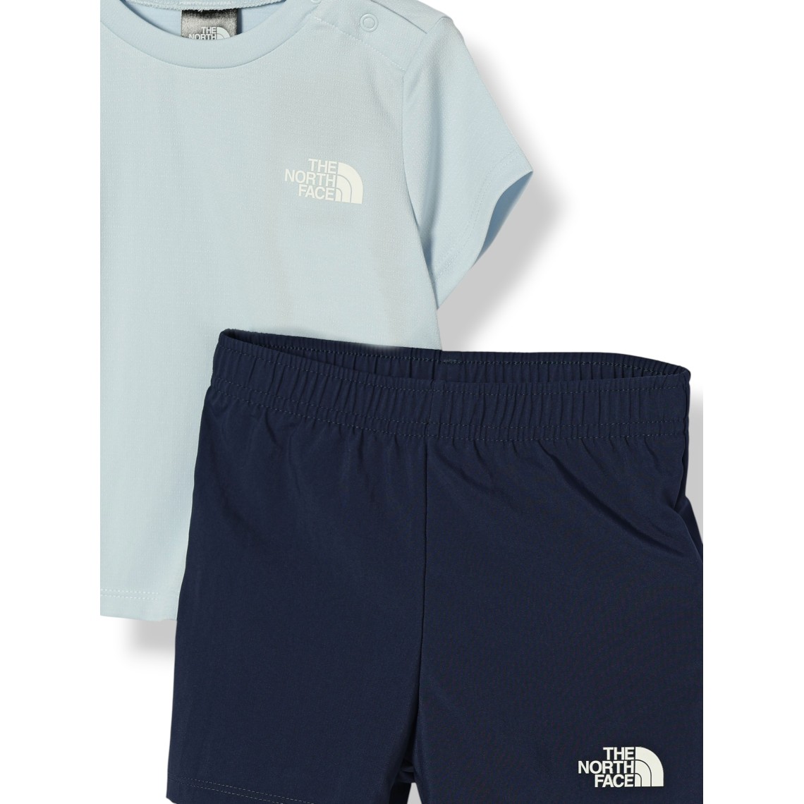 Completo sportivo 2 pezzi The North Face da bambino in cotone con logo