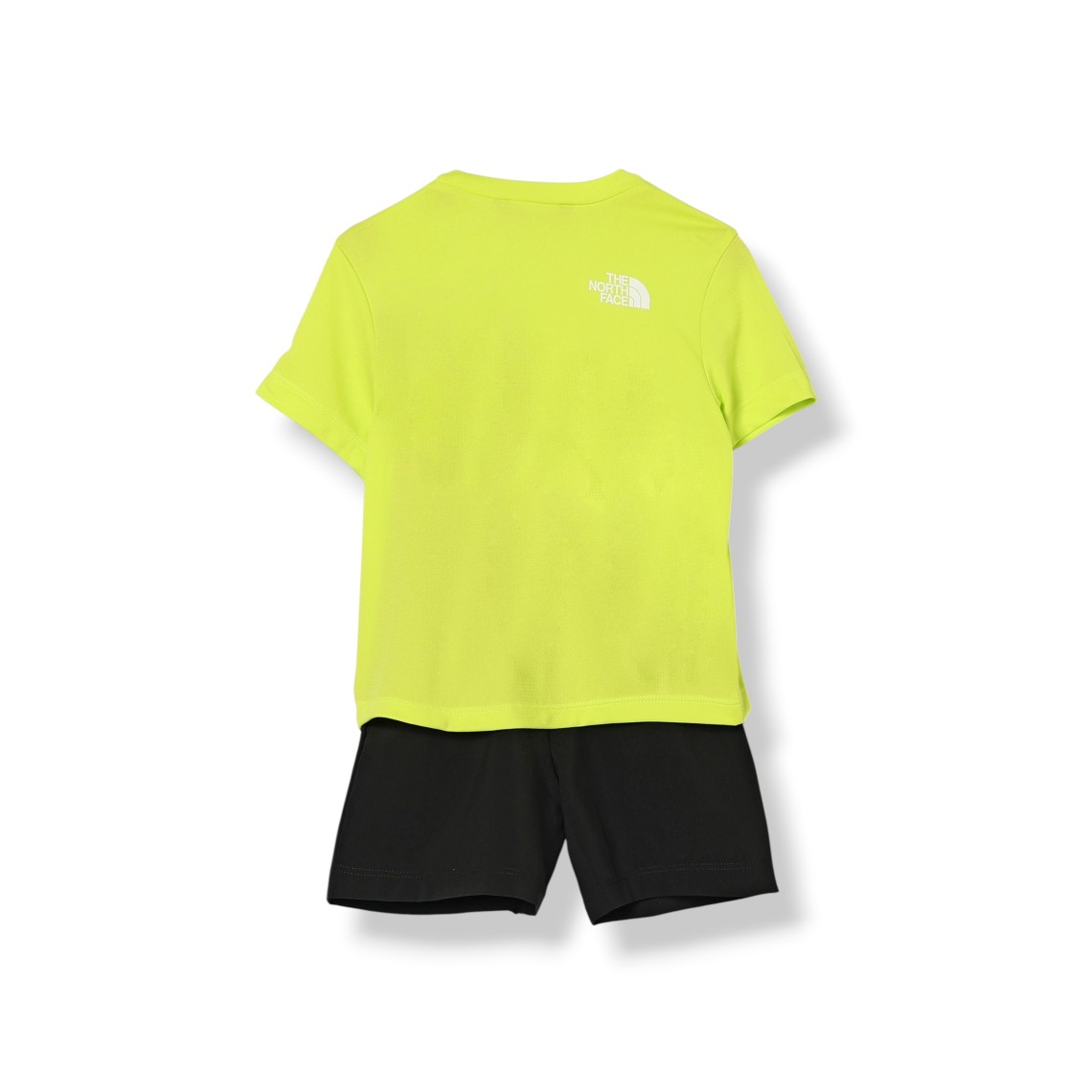 Completo due pezzi The North Face da bambino in cotone con T-shirt e shorts