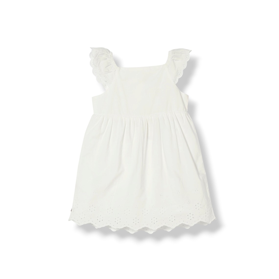 Completo 2 pezzi Tommy Hilfiger da bambina con abito e culotte in cotone