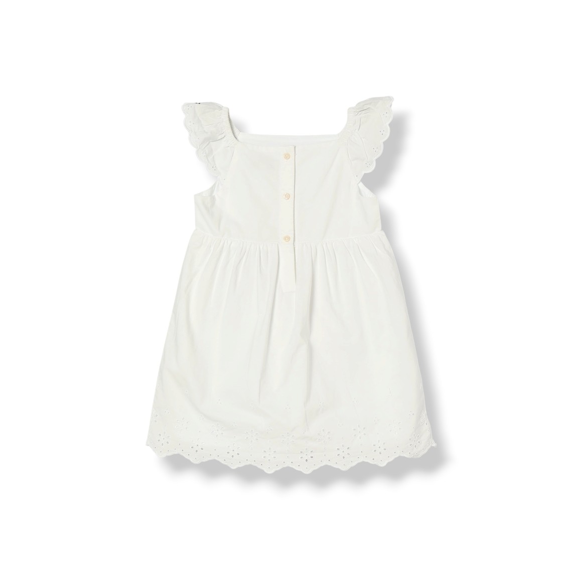 Completo 2 pezzi Tommy Hilfiger da bambina con abito e culotte in cotone