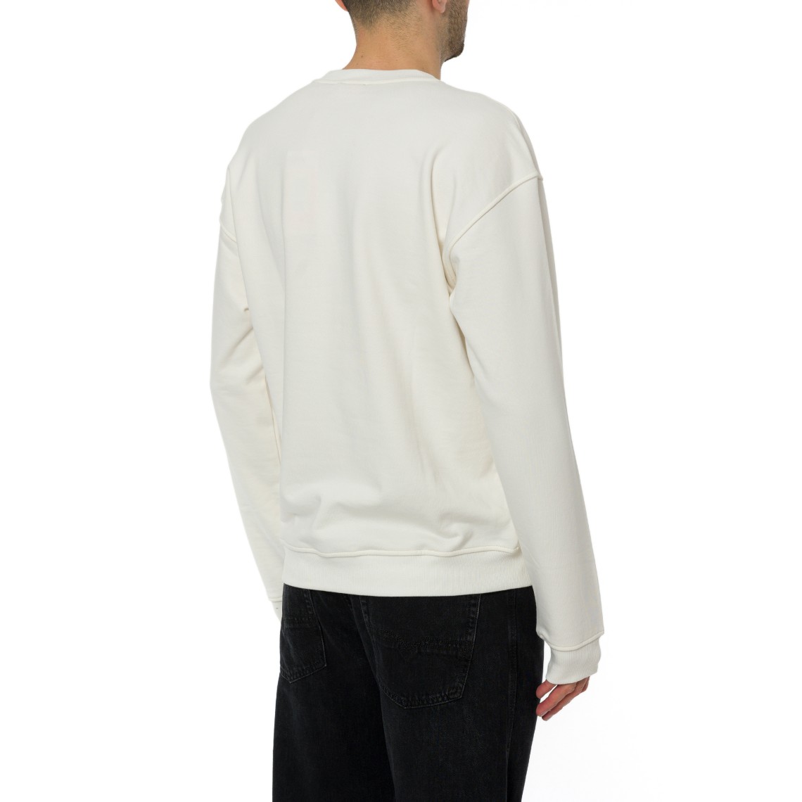Felpa girocollo con logo Diesel